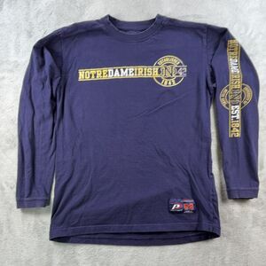 Vintage Pro Player Notre Dame Fighting Irish Long Sleeve T-Shirt Men's Size M